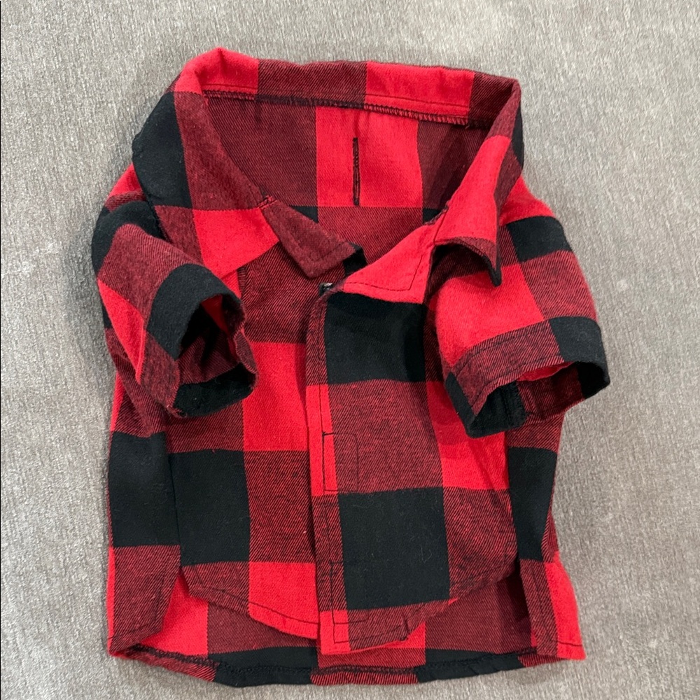 Pet Old Navy Plaid Shirt sz M